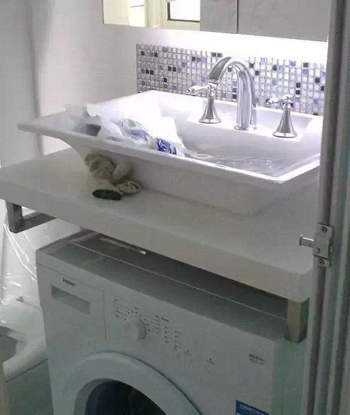 卫生间放不下洗衣机 看看别人家怎么做