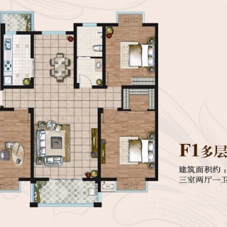 2#5#6#8#多层东西边户F1户型