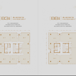 B3、B8生态办公78-832㎡