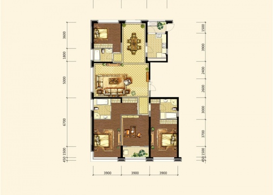 置地广场栢悦公馆 户型图