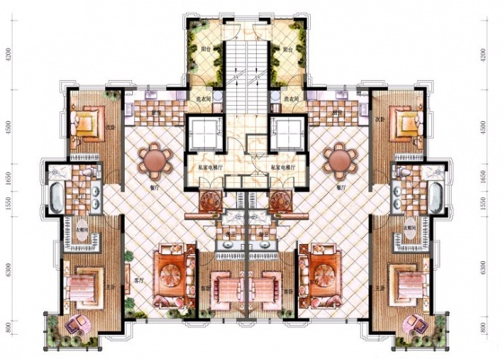中粮·隆玺壹号 户型图