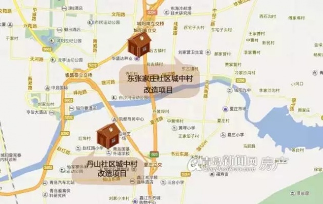 2015青岛最新版拆迁地图发布 瞅瞅有你家吗?