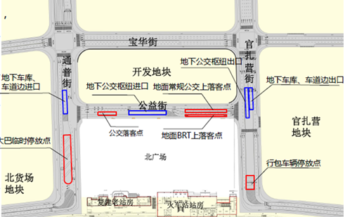 是仅次于泉城广场的济南第二大开放式广场 周边交通整体规划:火车站北