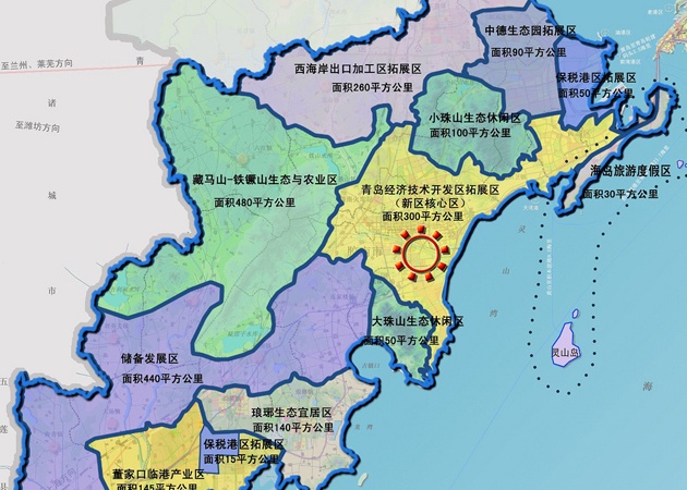 原标题:西海岸新区城市规划公示:2030年常住人口410万 预测西海岸新区2030年城乡居民点建设用地面积为530.89平方公里,常住人口达到410万人左右;实施一核两港、多区联动、轴带贯通、组团发展的城镇空间发展战略昨日,记者从青岛西海岸新区获悉,《青岛西海岸新区城市总体规划(2013-2030年)》向社会公示,市民可以通过多种渠道反馈意见和建议。 总体规划提出五大战略定位 《青岛西海岸新区城市总体规划(2013-2030年)》规划范围为青岛市黄岛区行政辖区范围,陆域面积约2127平方公里,海域