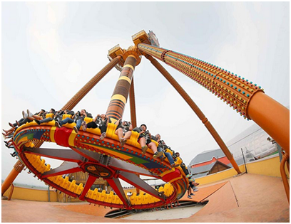 欢乐谷超级大摆锤启动安装 华侨城天际湾优质生活初见雏形 --凤凰房产重庆