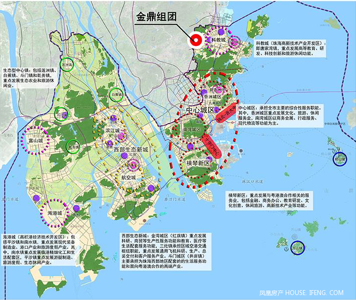 珠海唐家重大城市规划出炉 新增8所中小学 --凤