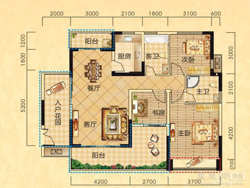 深业金榜山户型图