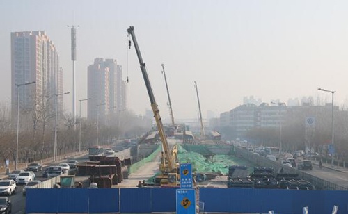 天津完善快速路网 罗浮路立交桥预计5月通车 