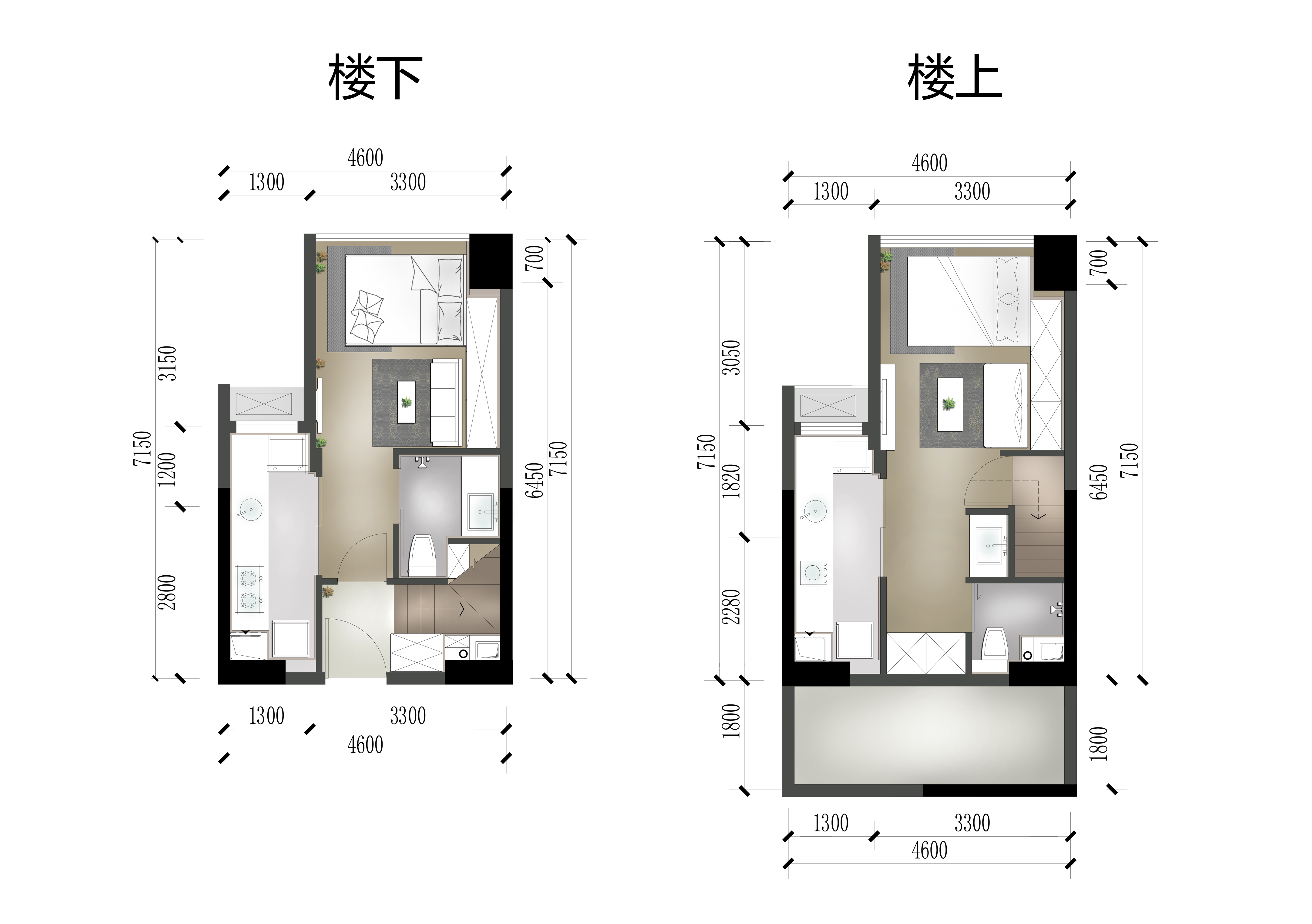 华润时光里a户型,华润时光里1室0厅0卫 38㎡户型图