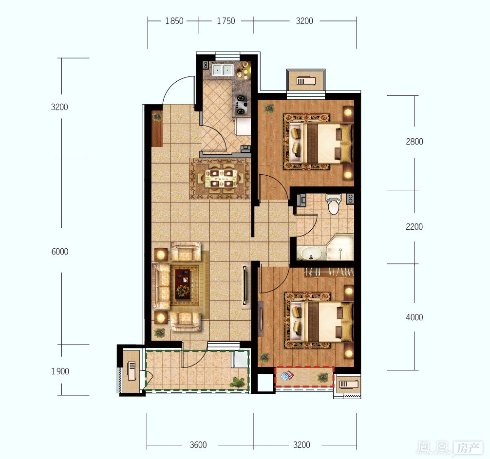 建投御湖园户型图