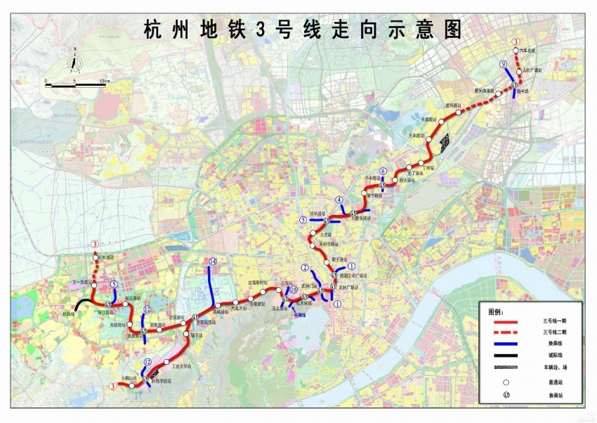 杭州地铁3号线又有变化?部分线段或将拆分为14号线? --凤凰房产杭州