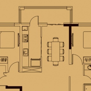 c3【三室两厅一卫】参考建筑面积约：144.28㎡