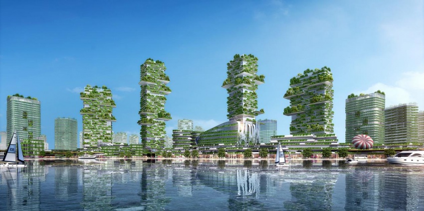 潼湖科技小镇规划效果图