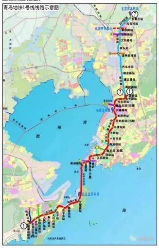 国内首条跨海地铁1号线最新进展:北段或明年通车 ——凤凰网房产青岛