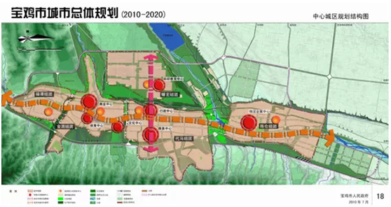 在政府一带一路战略构想下,蟠龙新区在宝鸡"东扩,北进"的城市骨架拉伸