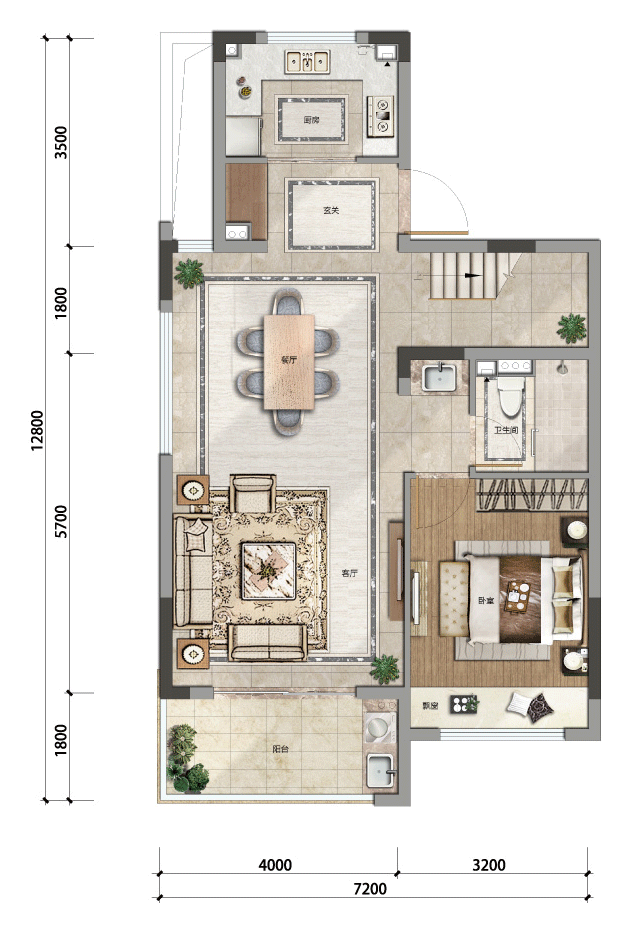 户型 户型图 平面图 621_929 竖版 竖屏 gif 动态图 动图