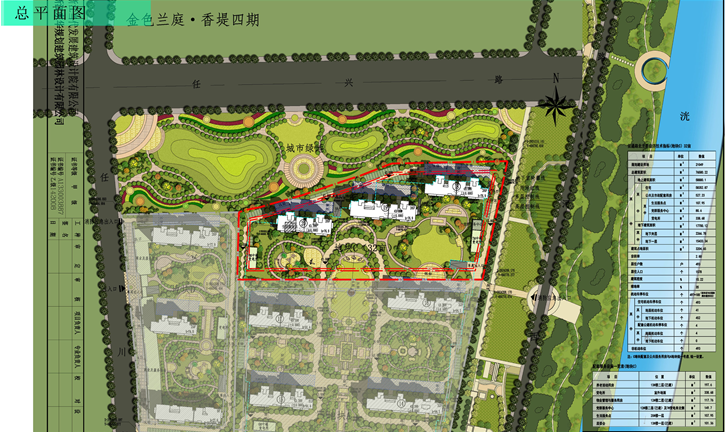 高新区金色兰庭香堤四期项目获批前公示 设计居住493户