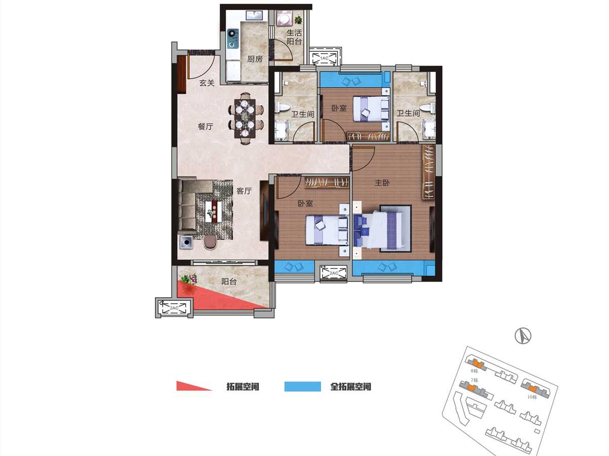 衡阳奥园铂誉府户型图,衡阳奥园铂誉府房型图,奥园铂誉府原始户型图