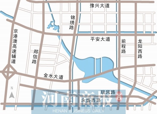 郑州市北三环地图图片