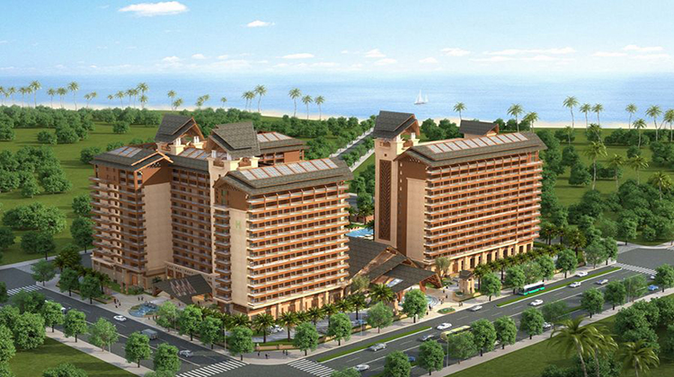 田德海泉湾·维景国际大酒店沙盘图沙盘图