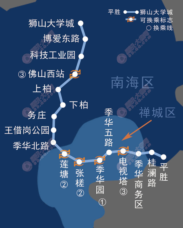 佛山西站6月30日开通 6站链接禅西枢纽"莲塘站"