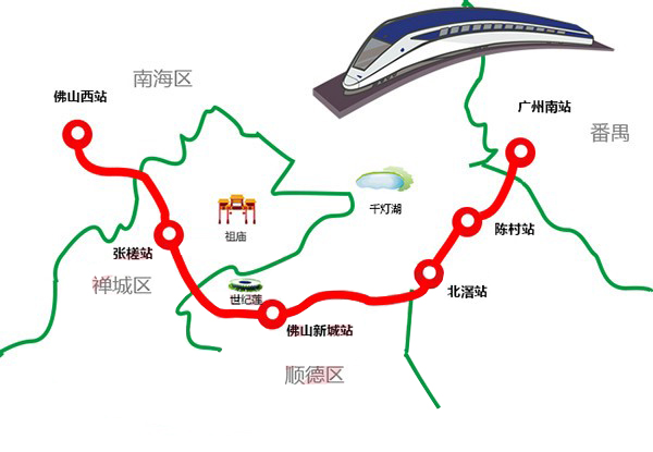 佛山西站7.15开通 广佛之芯禅西板块地段价值腾飞
