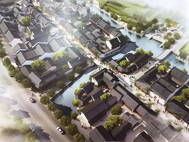 笕桥历史文化街区效果图