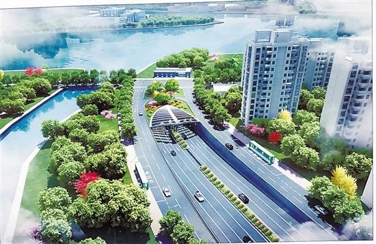 两条大型跨江隧道建设进展如意坊隧道上加盖滨江公园