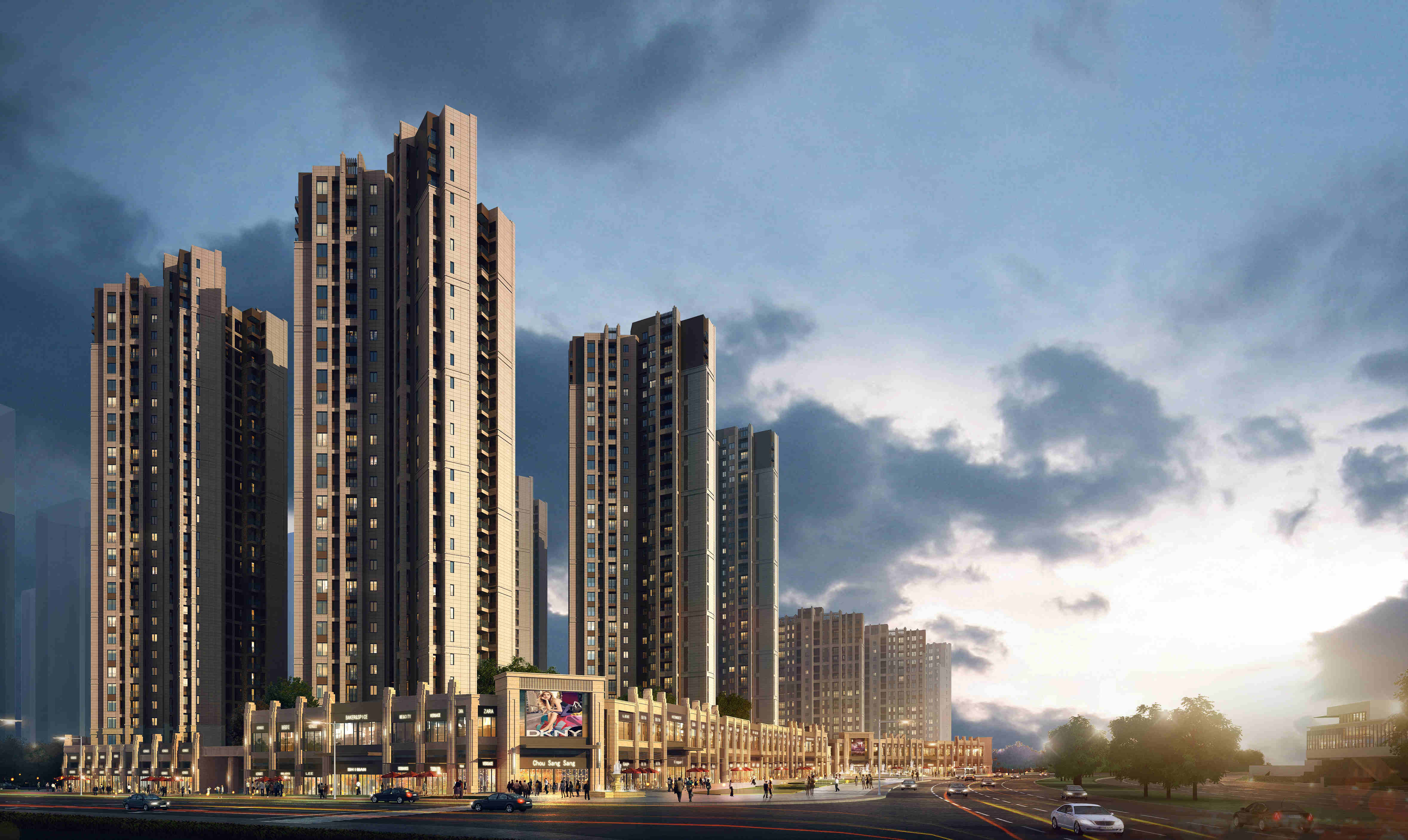 中天金融城国际社区效果图4