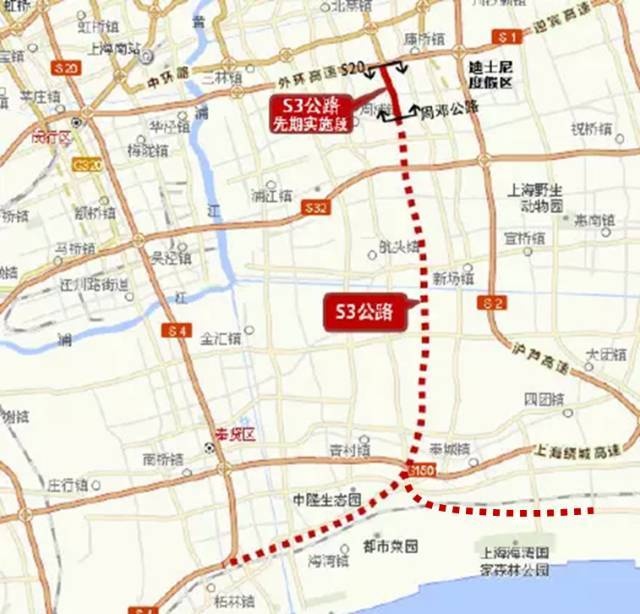 沪奉公路规划图片