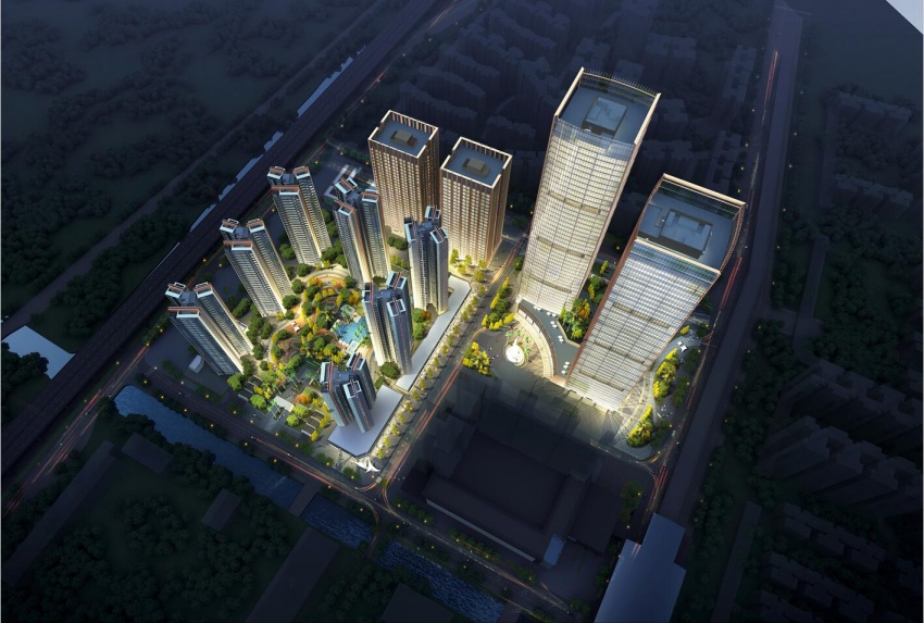 绿景集团珠海城市综合体开山之作:绿景喜悦荟商务中心全面动工!