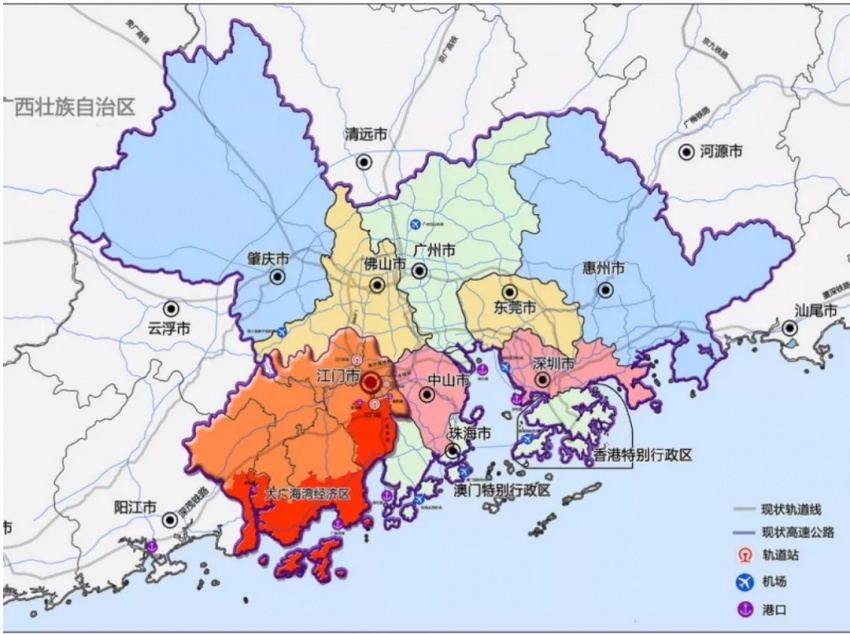 江門城市總體規劃公示!規劃限期至2035年