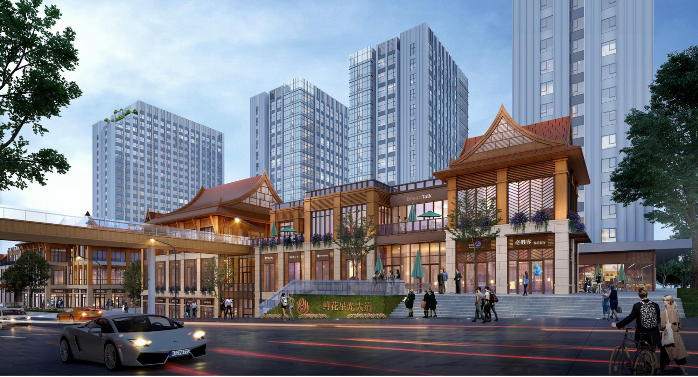 昆明呈贡融创孔雀镇又一地块过规该项目本月约新增30万方商业面积