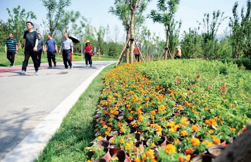 和諧公園是一座位於小店區的綜合性城市公園,去年建成開放後,成為附近