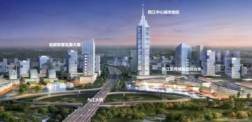 金茂首进鹤山谷埠新区山水生态新城规划图曝光