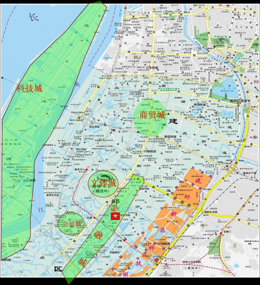 南京发展新地标河西稳步崛起建设现代化国际城市中心