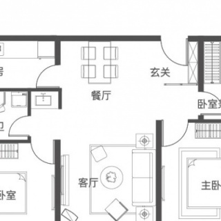 悦晖：三室两厅一卫
