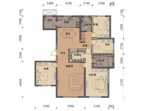 仕荣园190平米G2户型