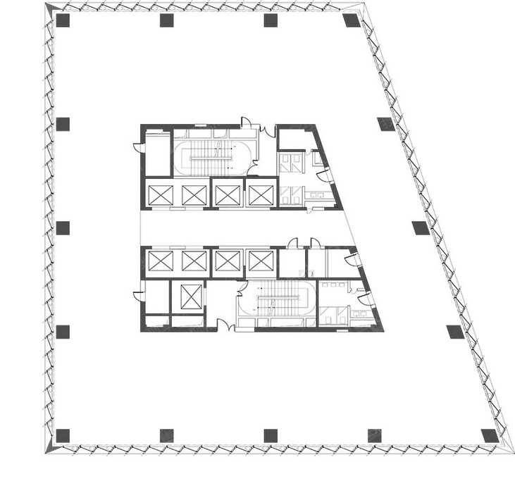 南京金融城A户型图  待定
