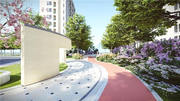 一项运动也是一种对待生活的态度邻里好友作伴,花香明月为证无关速度