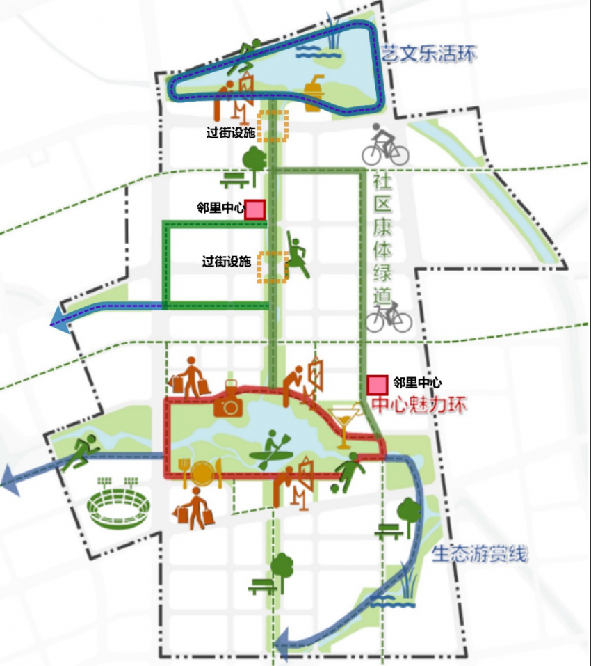 江悦城公园里环湖跑道绿色空间为美好而来(图3)