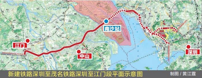广州南沙站将打造成大湾区中心枢纽最快12分钟到深圳机场