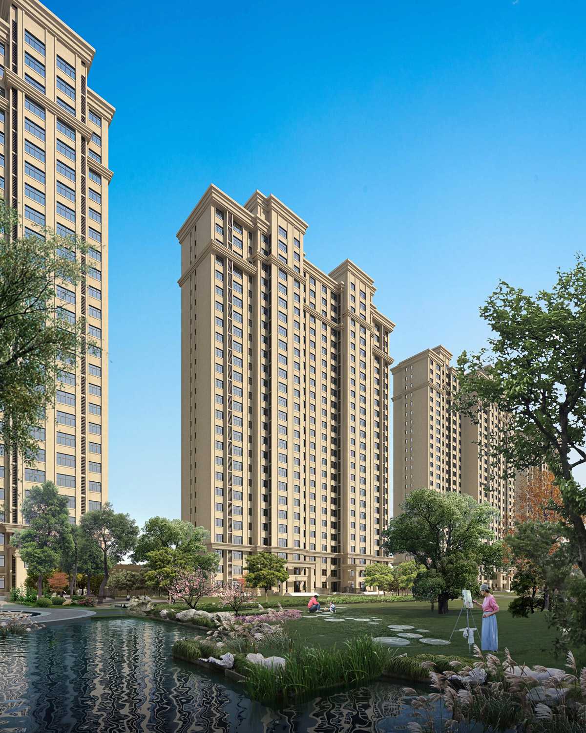 正翔滨河动态:项目在售99-200㎡户型-包头凤凰网房产