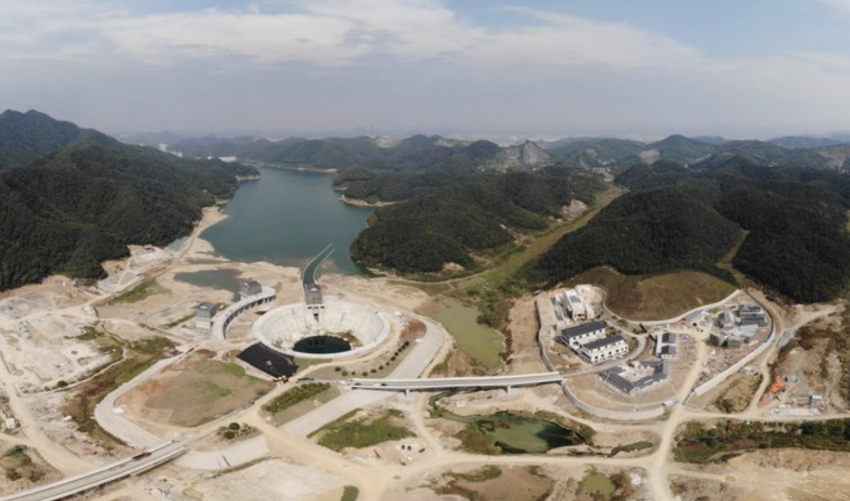 杭州"超级碗"竣工!碗内20万吨千岛湖水不见"踪影"