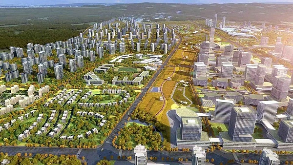 陕西榆阳高新区130多亿元重点建设项目集中开工