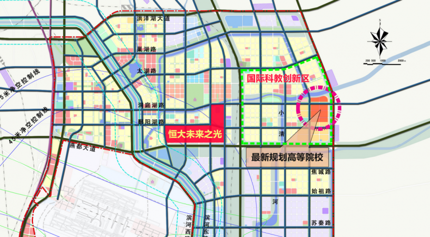郑州航空港大学城规划图片