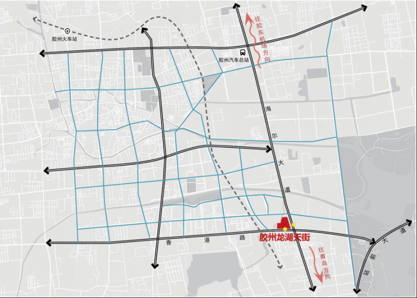 胶州龙湖天街规划图图片