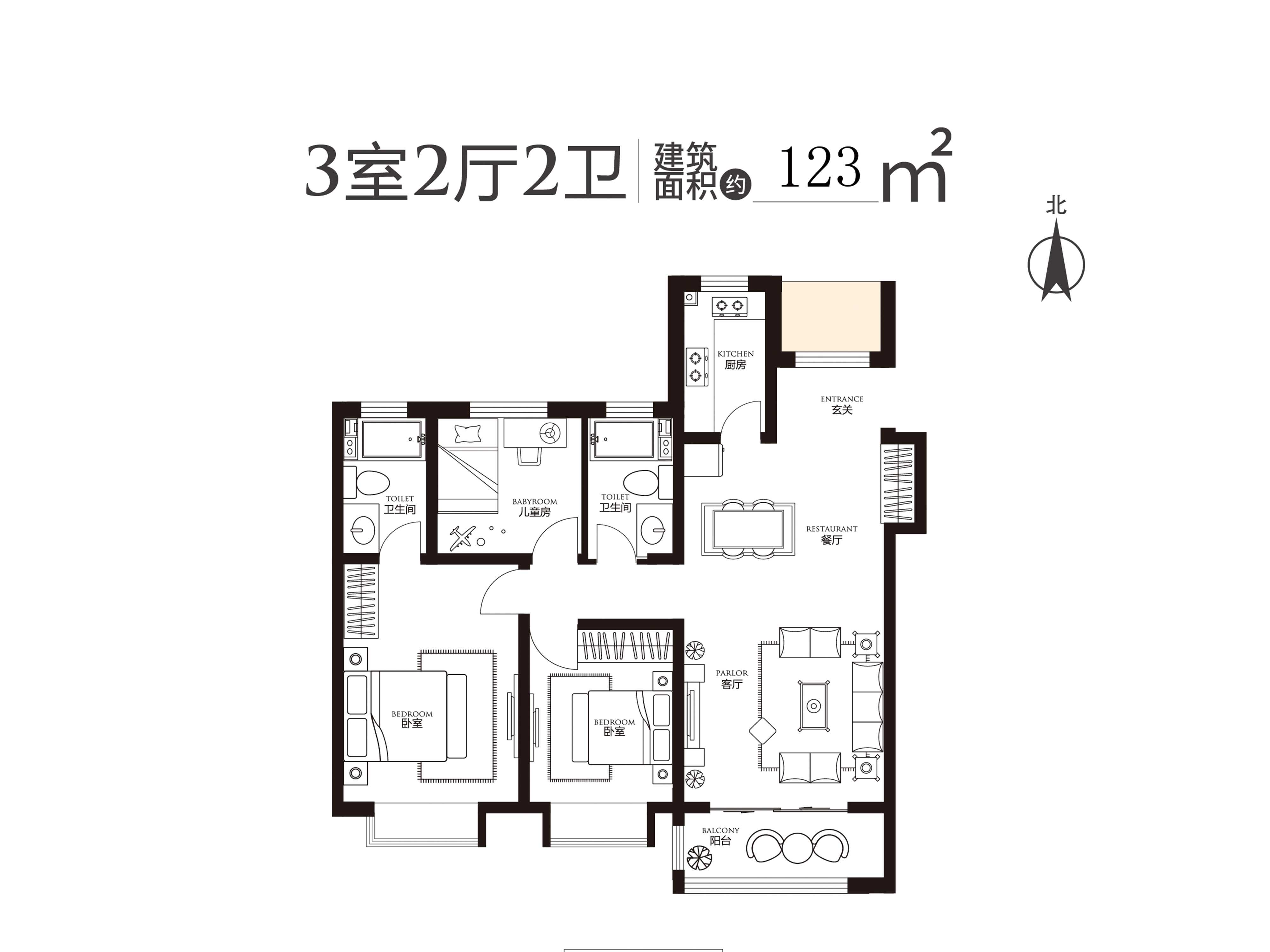 霍邱名邦凯旋公馆户型图片