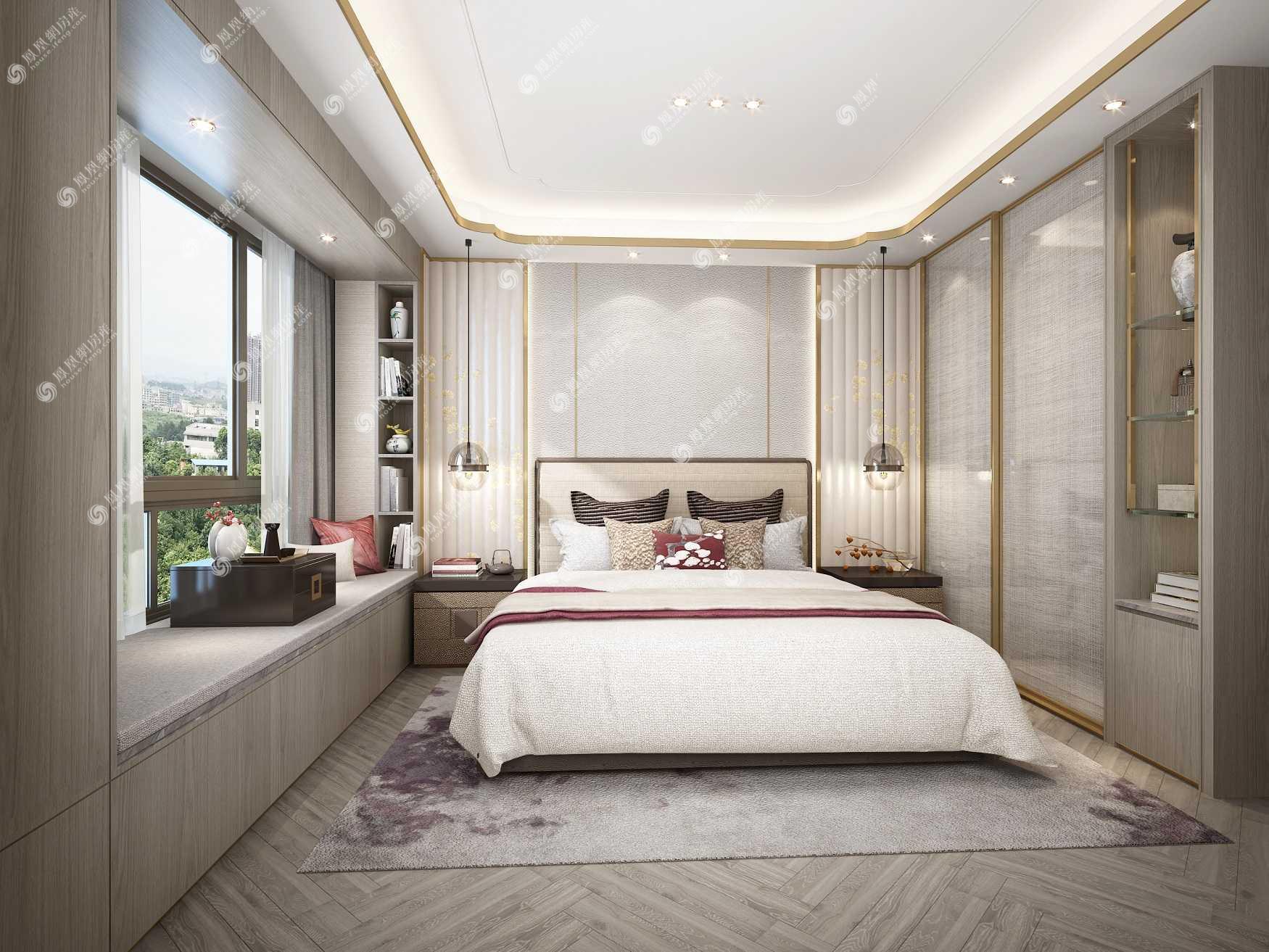 128m²样板间主卧
