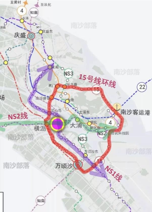 地铁15号线(全线)将开展控制性规划项目占尽进港大道和港前大道双主干